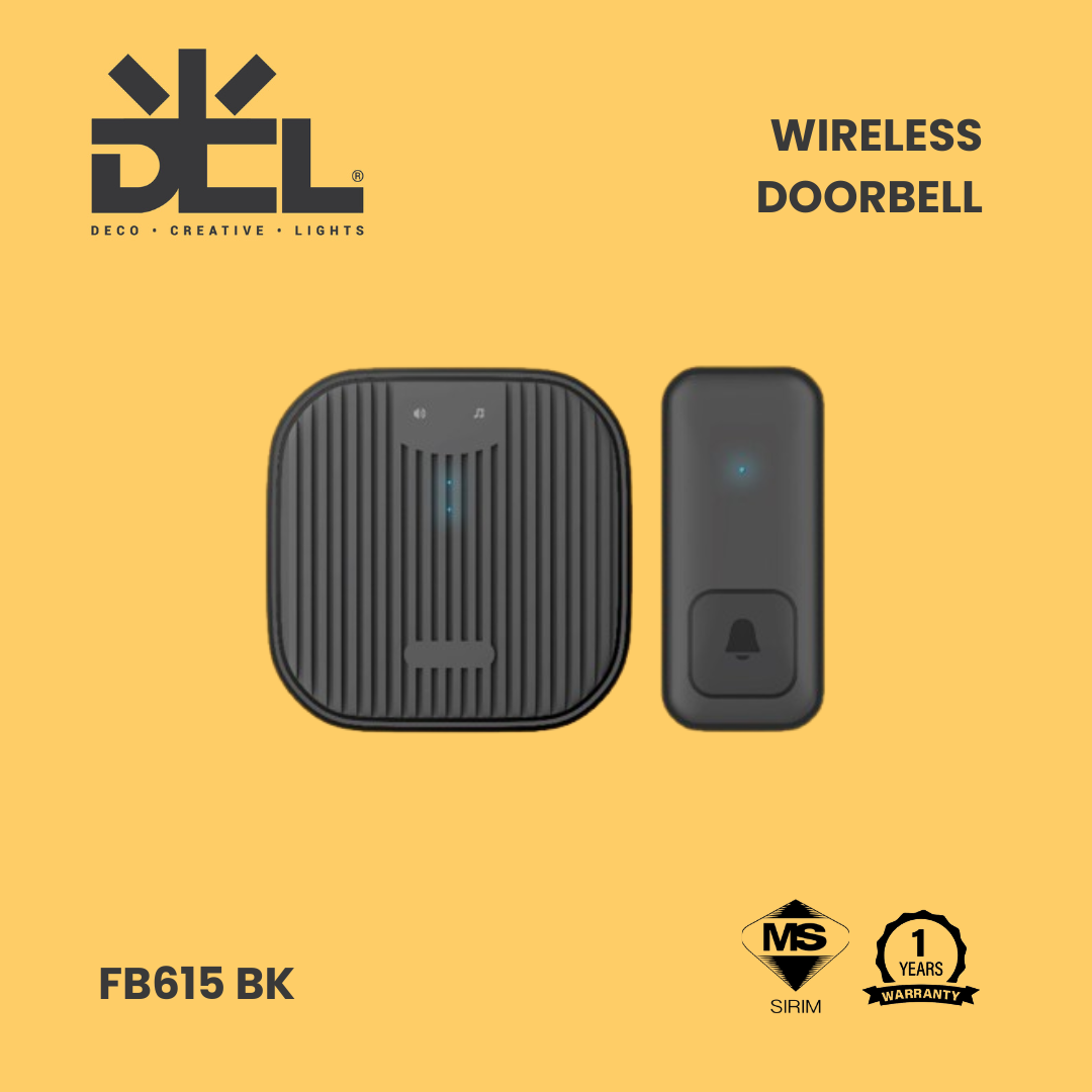 [DCL] FB615 BK Wireless Doorbell